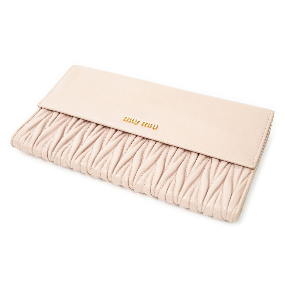 Miu Miu Large Flap Clutch Wallet